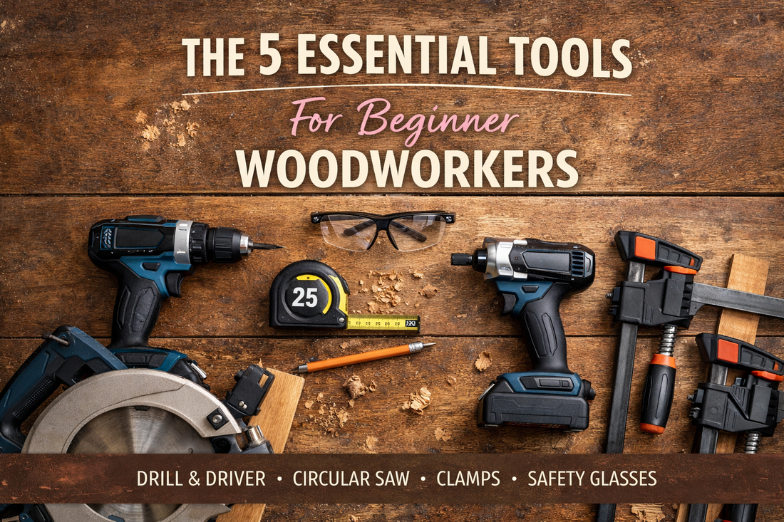 The Top 5 Tools Every Beginner Female Woodworker Actually Needs