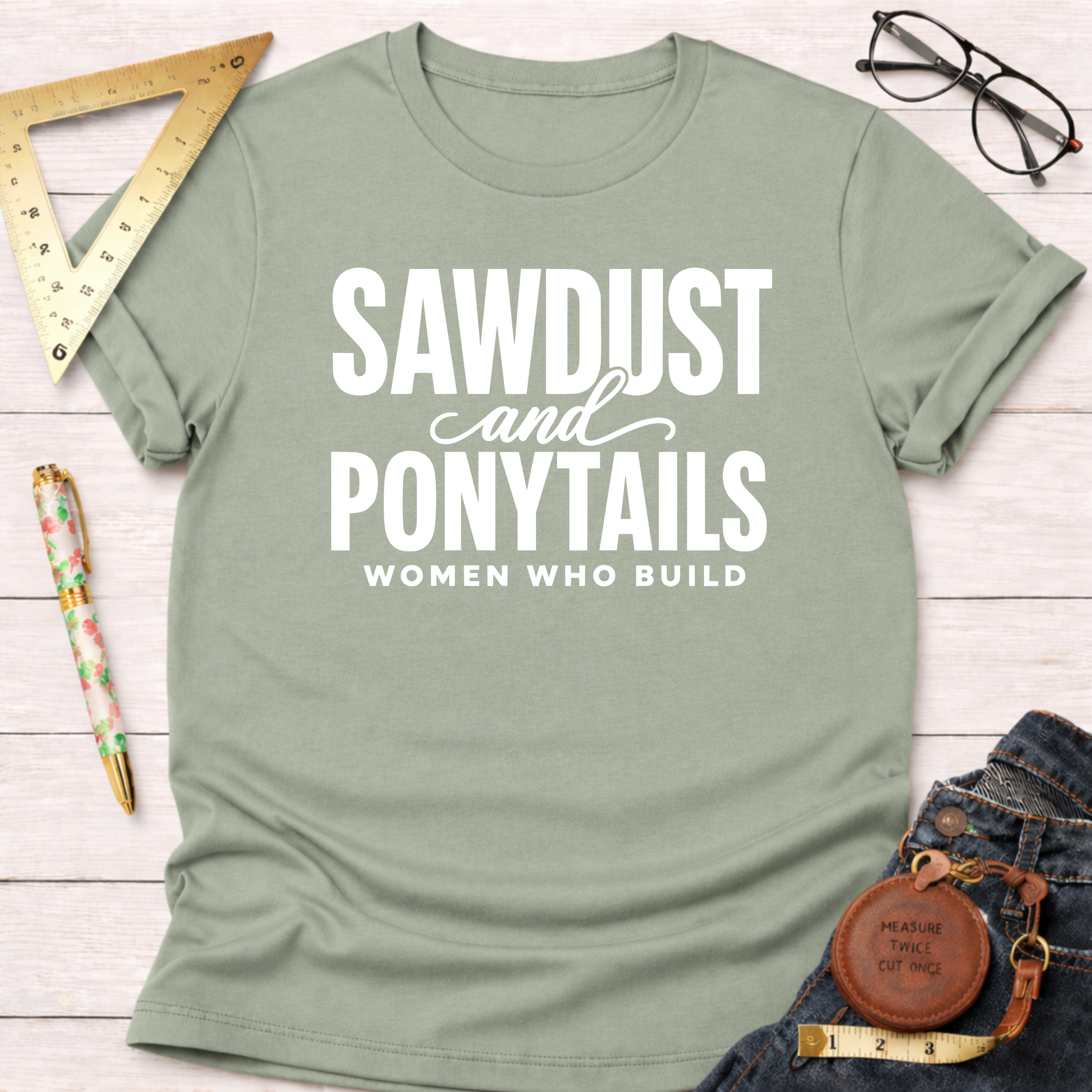 Sawdust And Ponytails T-Shirt