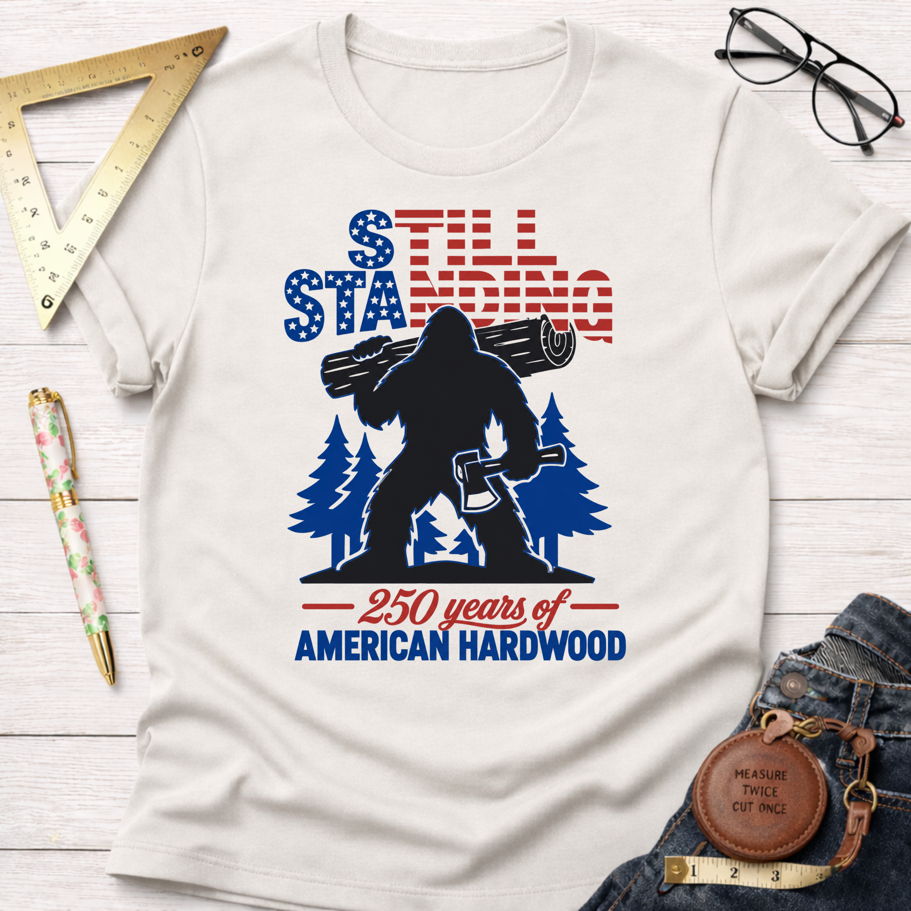 Patriotic Sasquatch T-Shirt