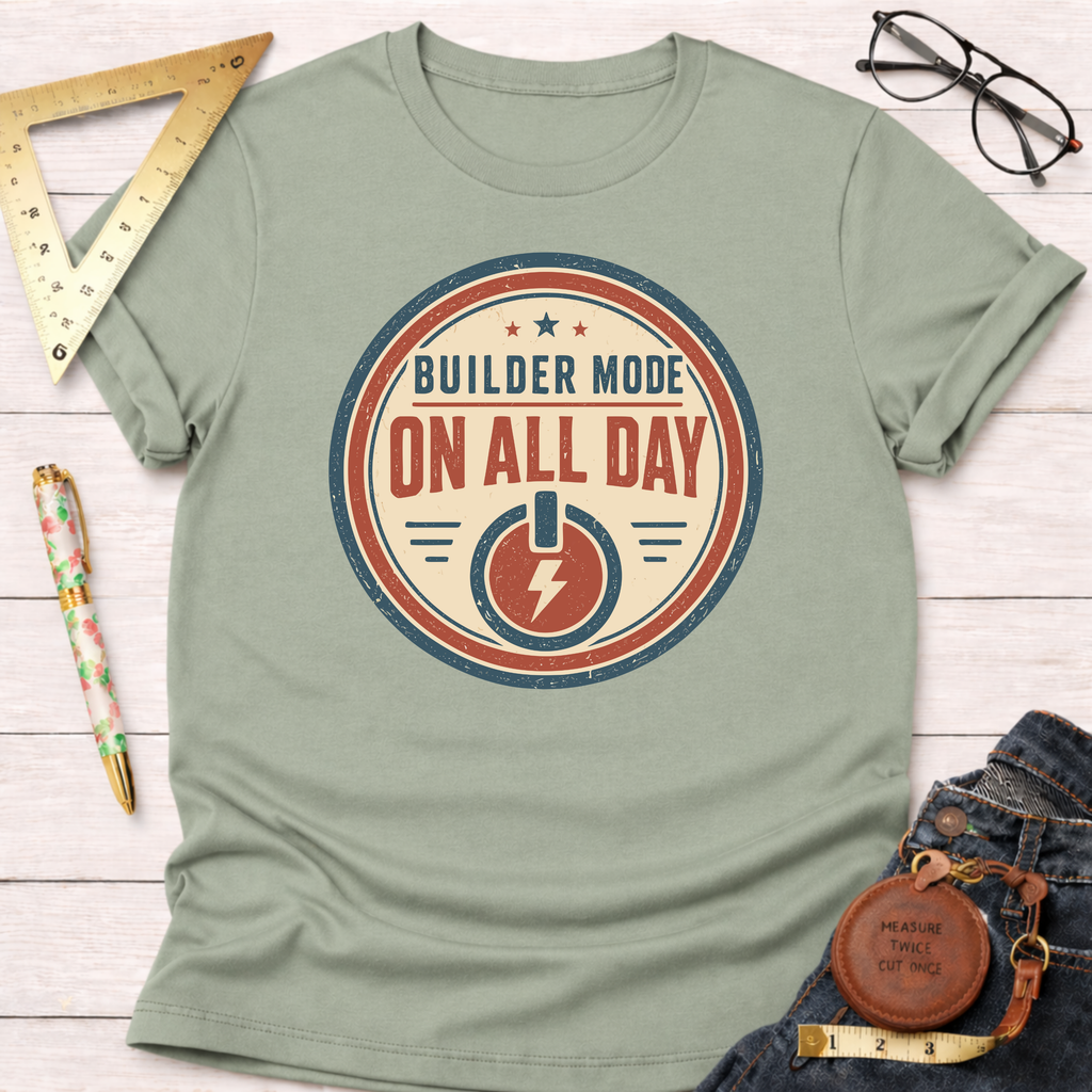 Builder Mode On All Day T-Shirt