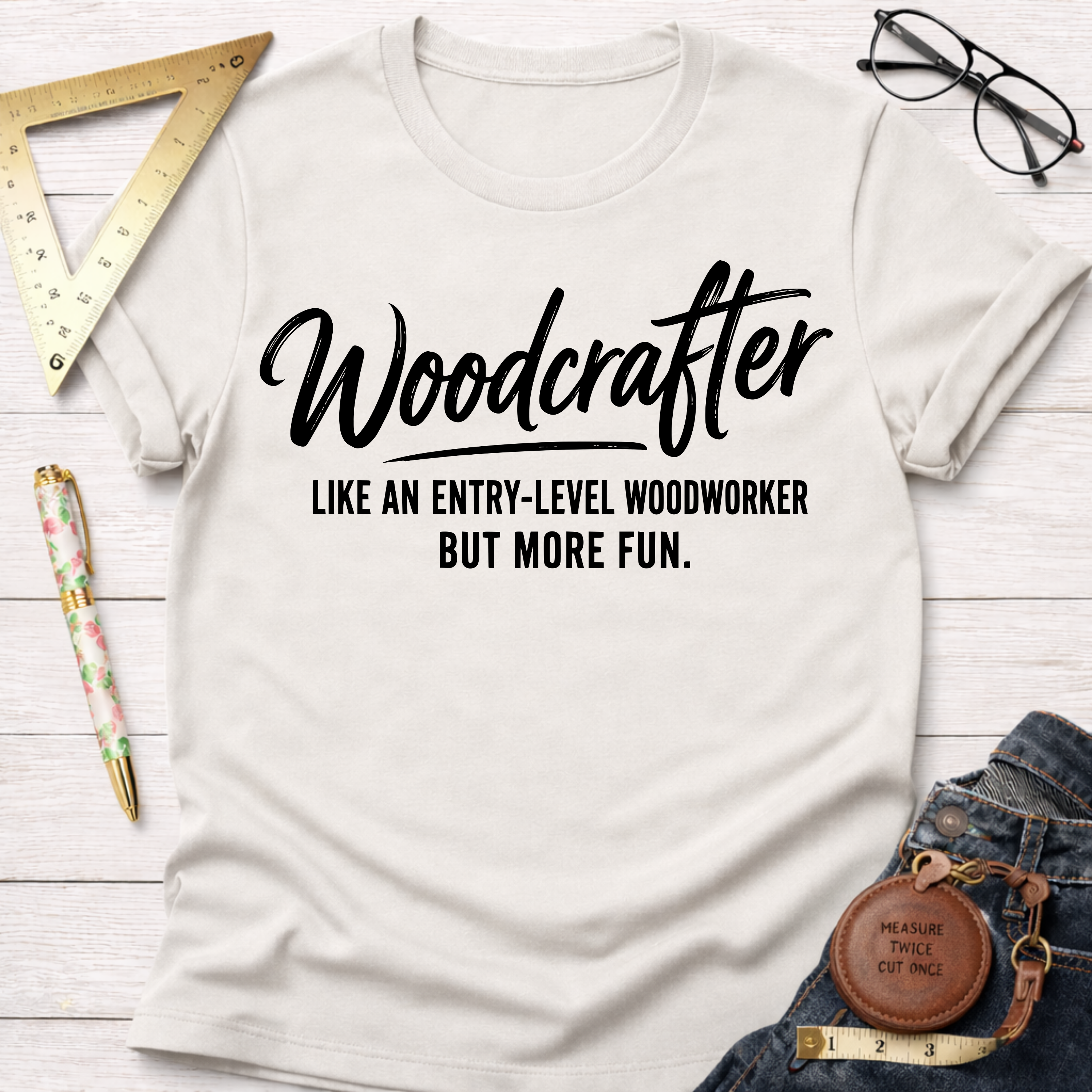 Woodcrafter Like An Entry-Level Woodworker But More Fun T-Shirt