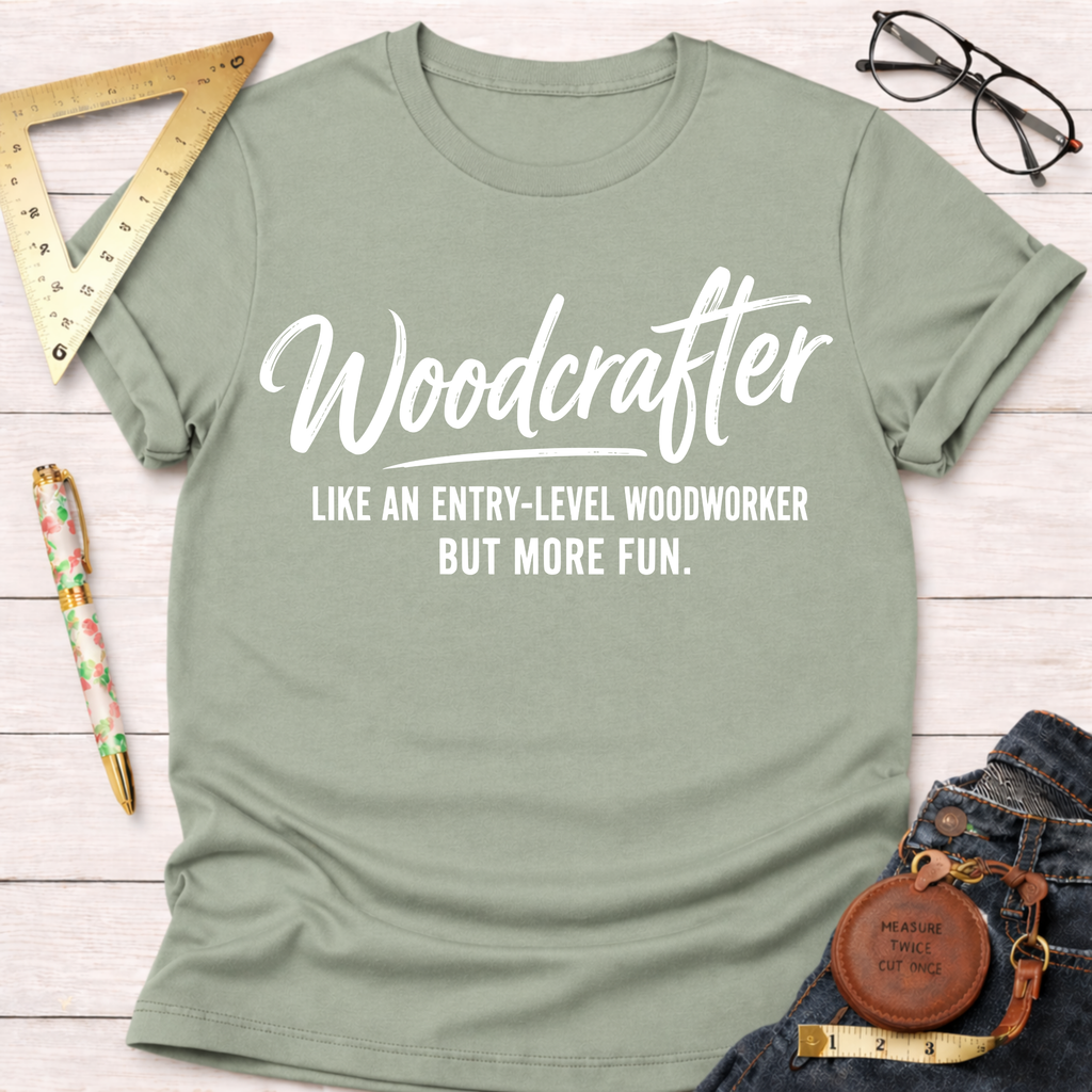Woodcrafter Like An Entry-Level Woodworker But More Fun T-Shirt