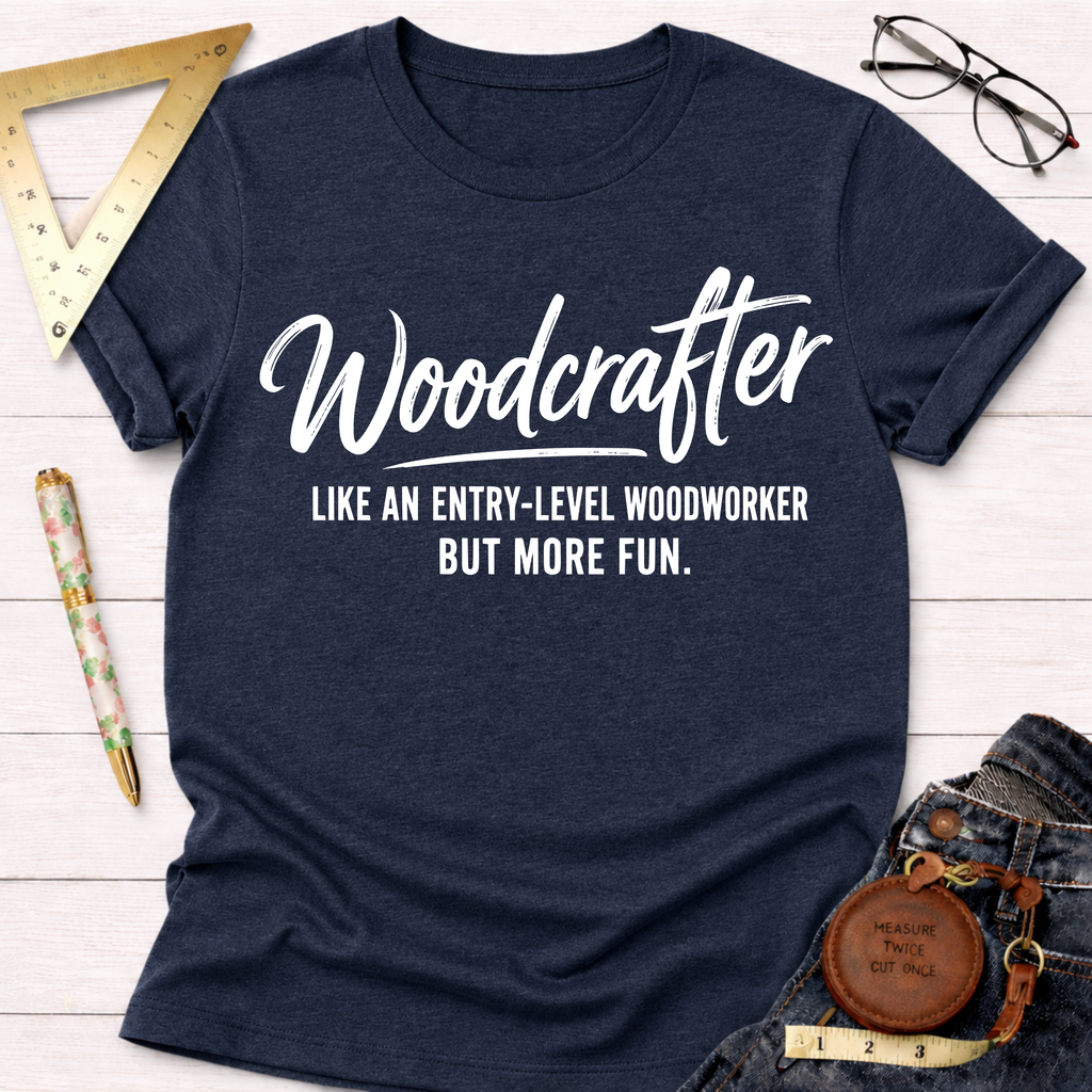 Woodcrafter Like An Entry-Level Woodworker But More Fun T-Shirt