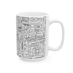 Handmade Ceramic Mug | Woodworker & Maker Coffee Cup 15 oz