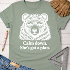 Women's funny woodworking graphic tee shirt for female woodworkers, makers, and DIY builders — Sawdust & Ponytails.