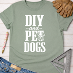 Women's funny woodworking graphic tee shirt for female woodworkers, makers, and DIY builders — Sawdust & Ponytails.