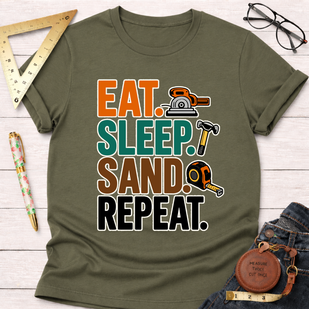 Eat. Sleep. Sand. Repeat. T-Shirt