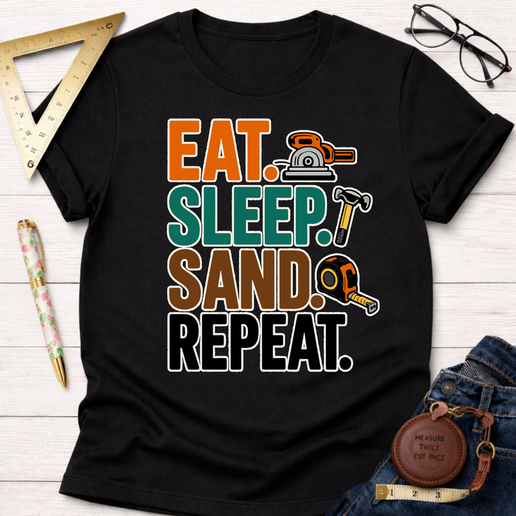 Eat. Sleep. Sand. Repeat. T-Shirt