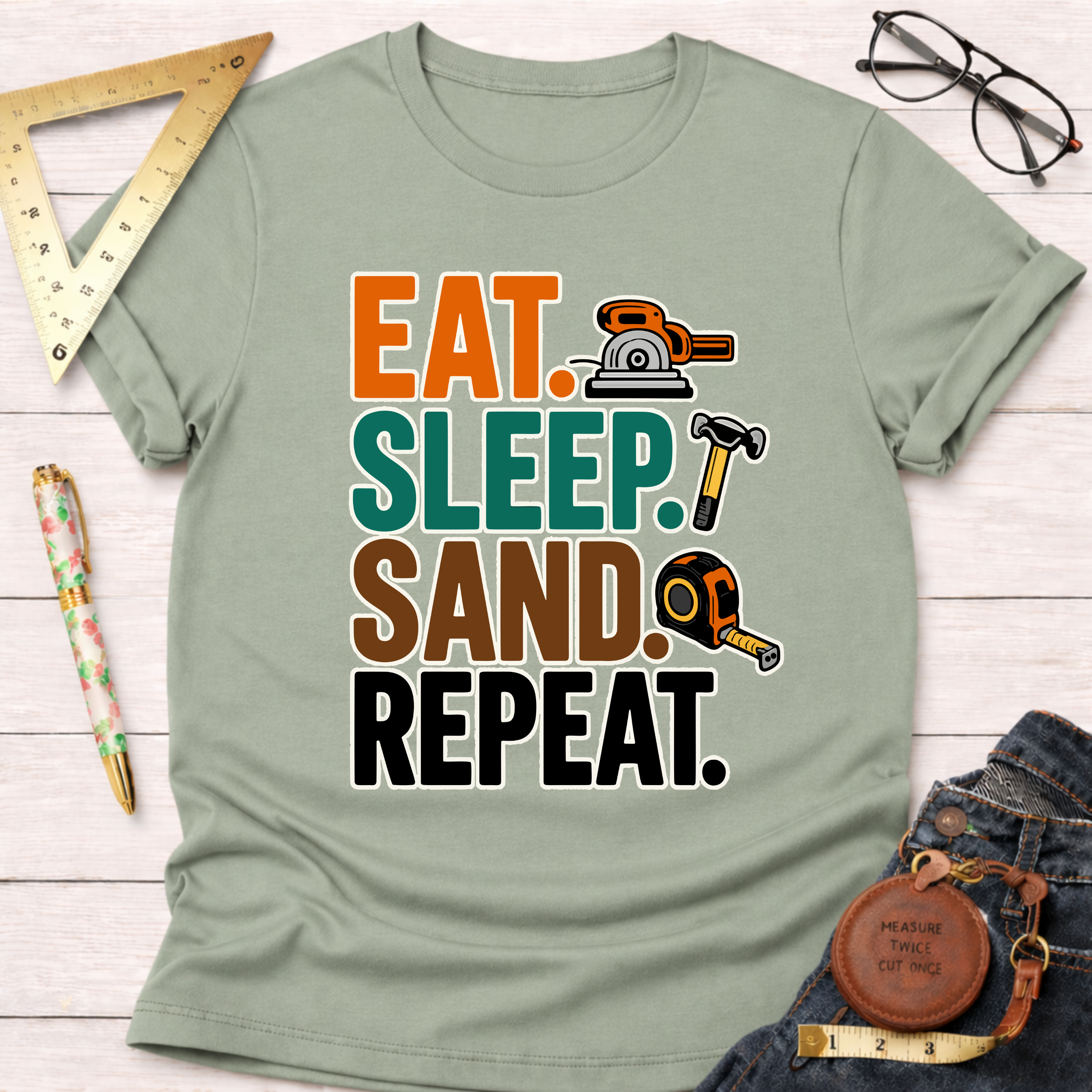 Eat. Sleep. Sand. Repeat. T-Shirt