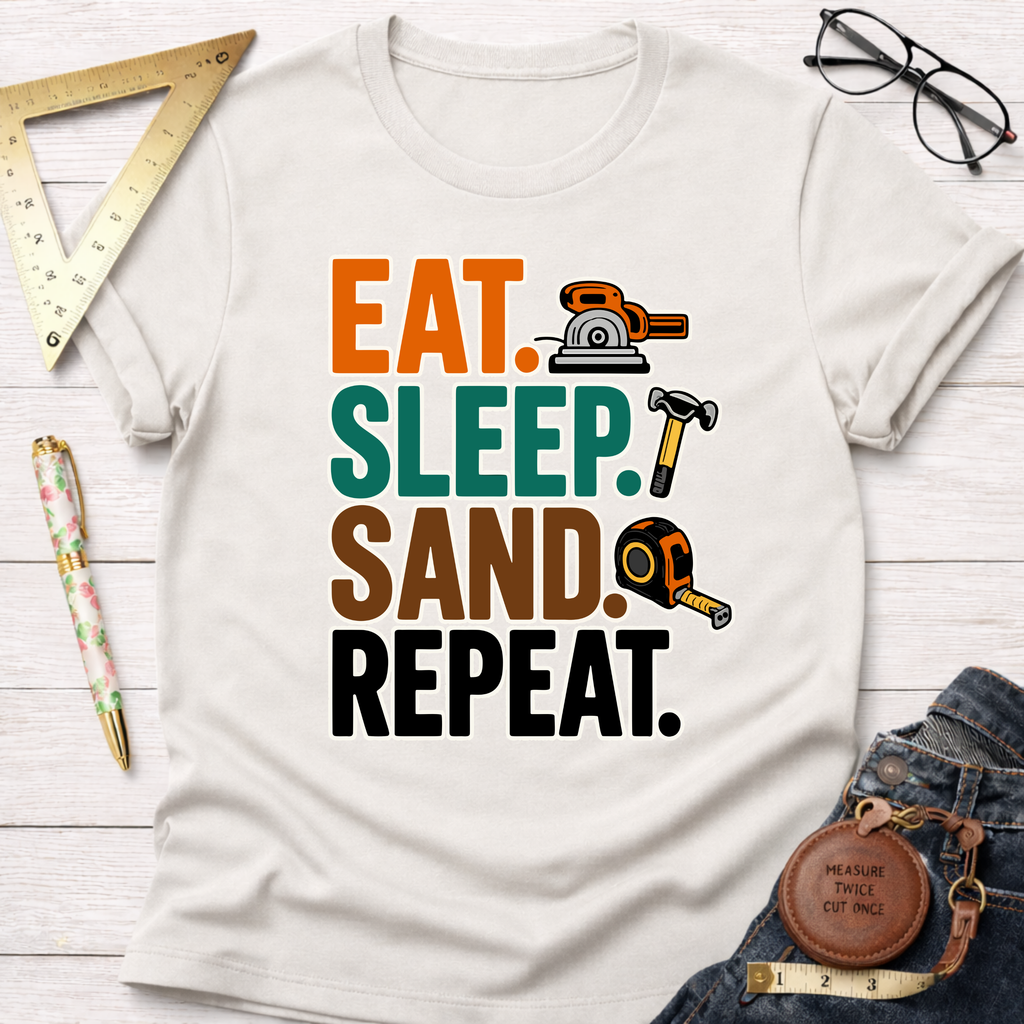 Eat. Sleep. Sand. Repeat. T-Shirt