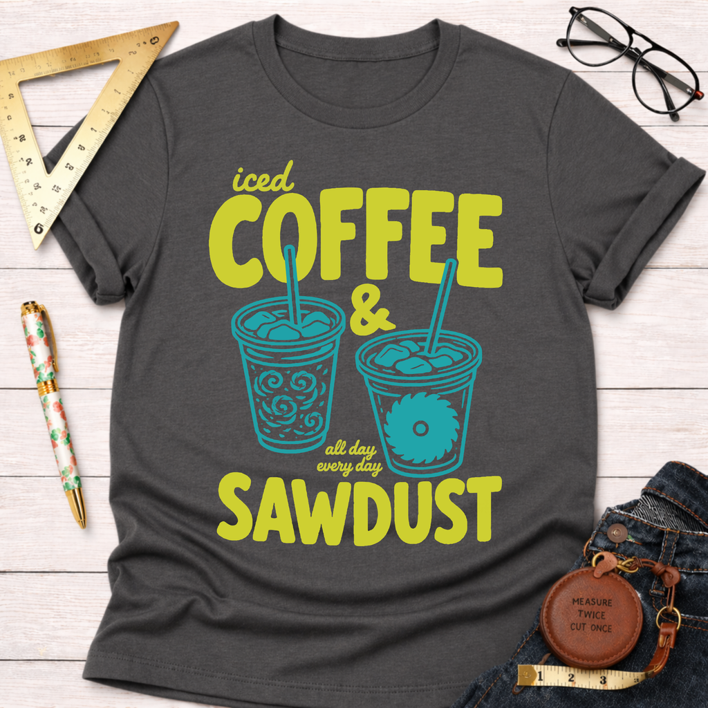 Iced Coffee And Sawdust LimeT-Shirt
