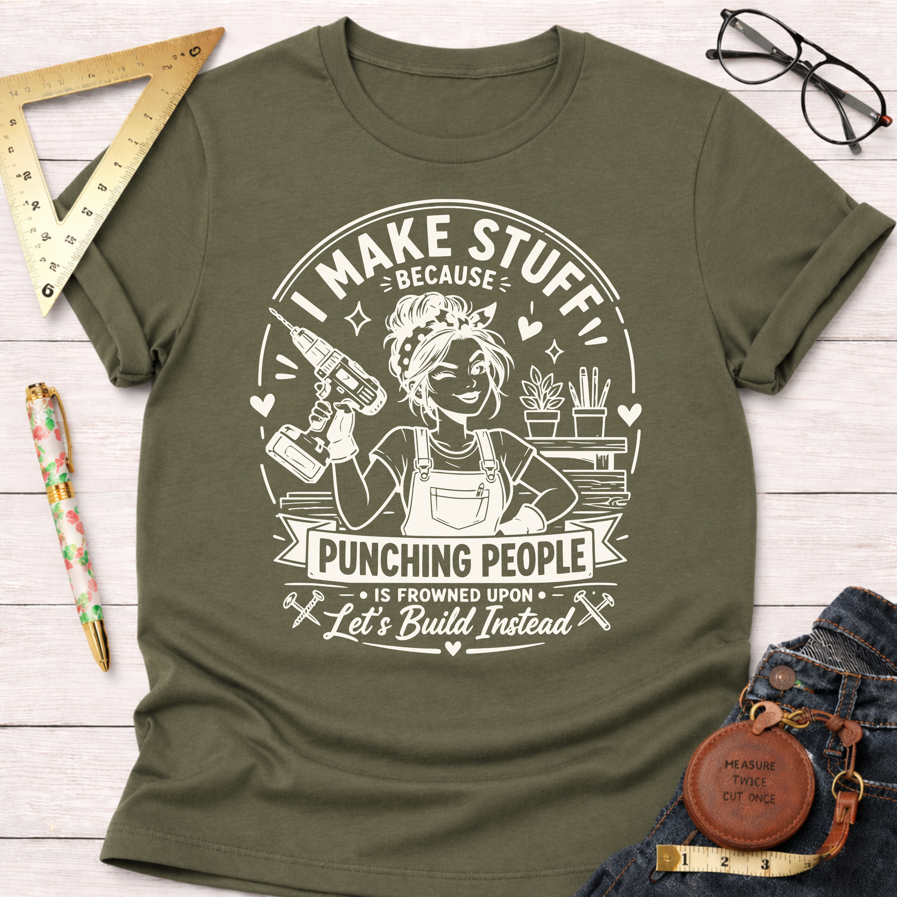 Let's Build Instead T-Shirt