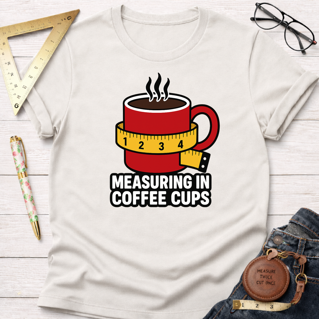 Measure In Coffee Cups T-Shirt