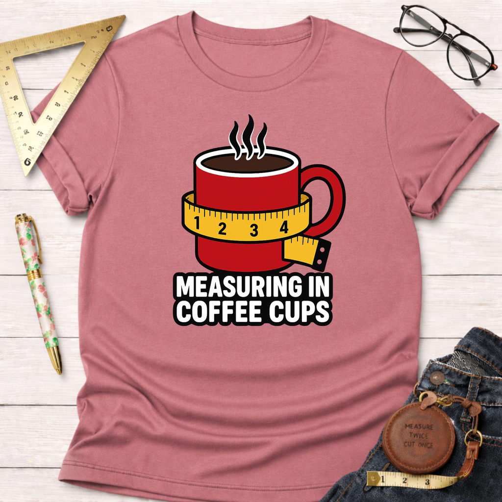 Measure In Coffee Cups T-Shirt