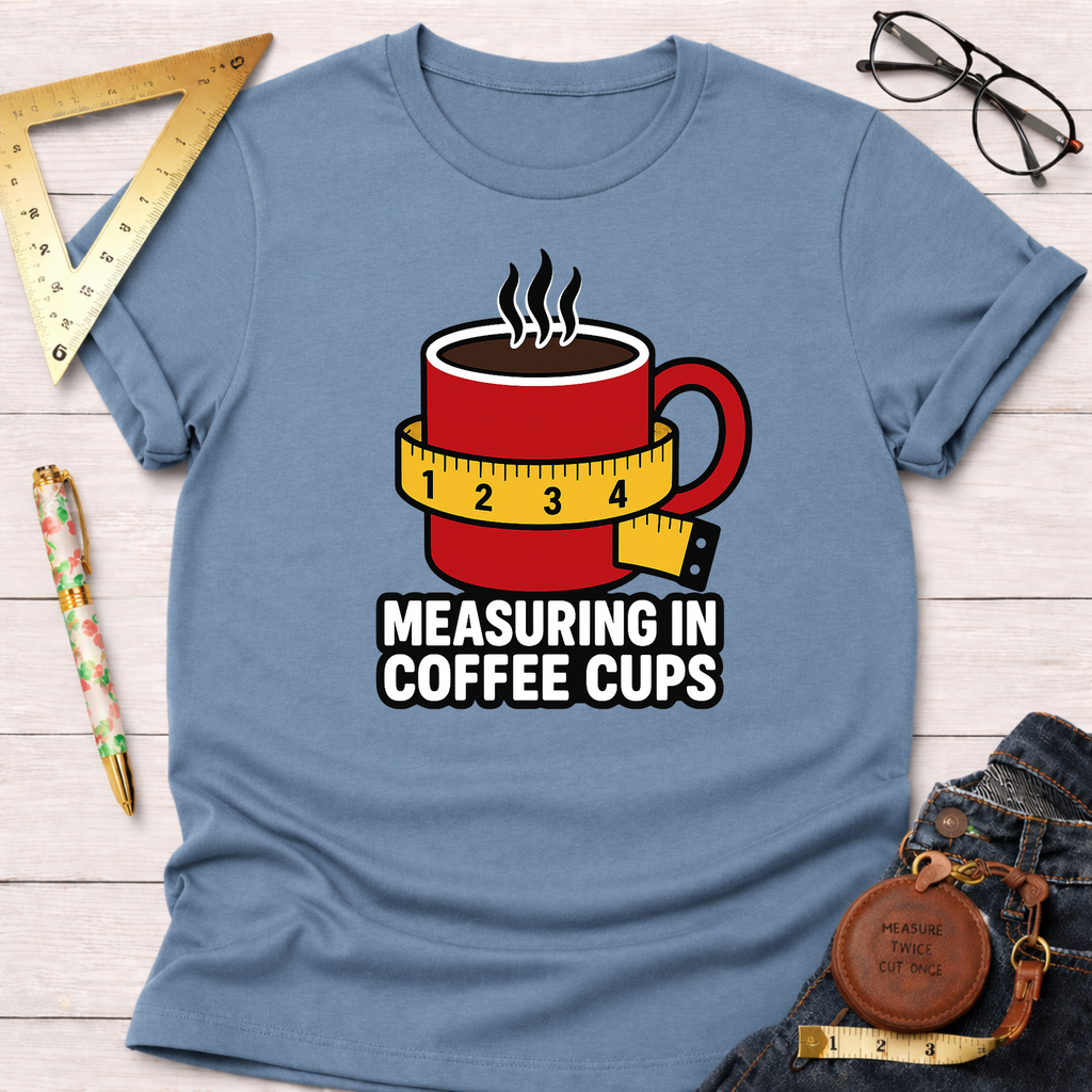 Measure In Coffee Cups T-Shirt