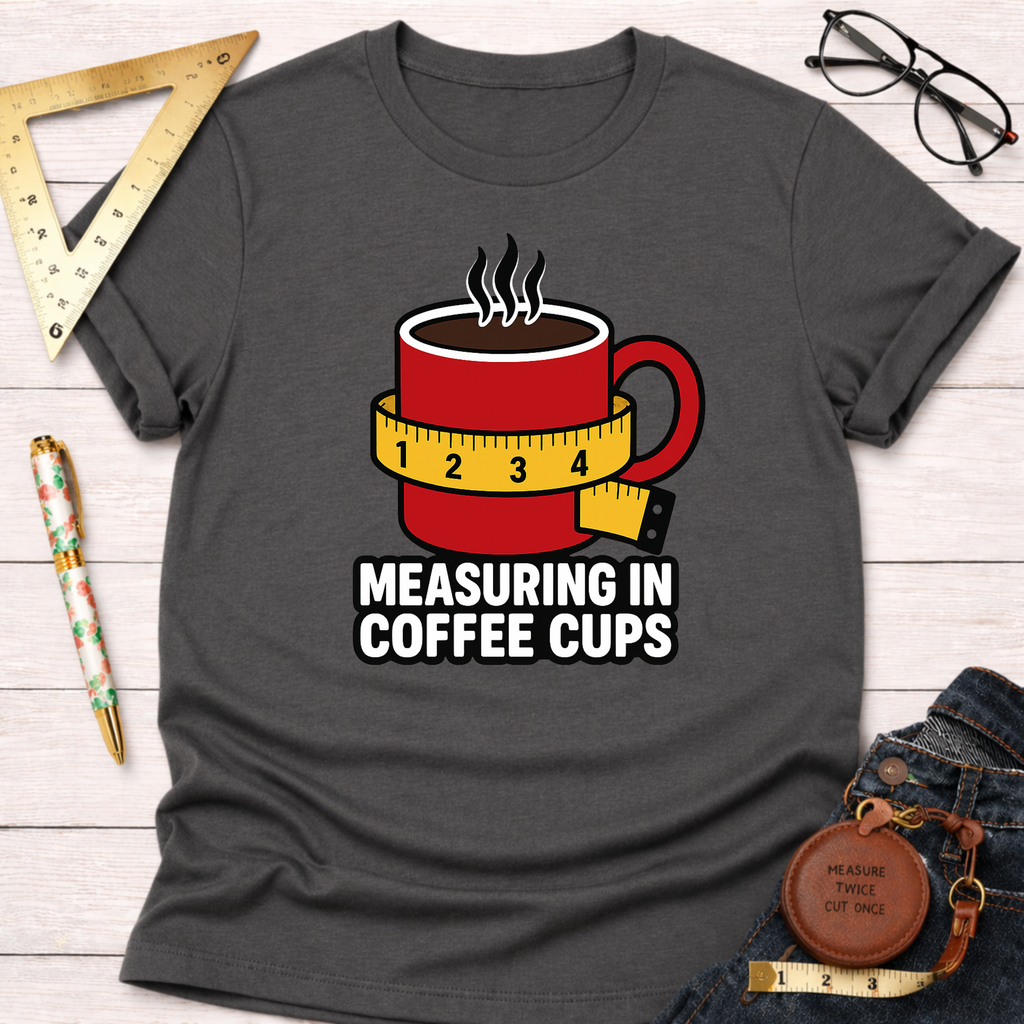 Measure In Coffee Cups T-Shirt