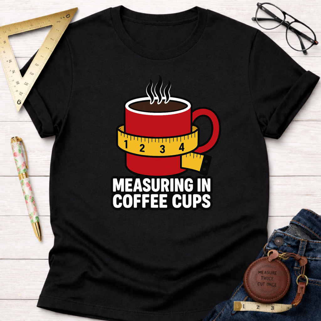 Measure In Coffee Cups T-Shirt