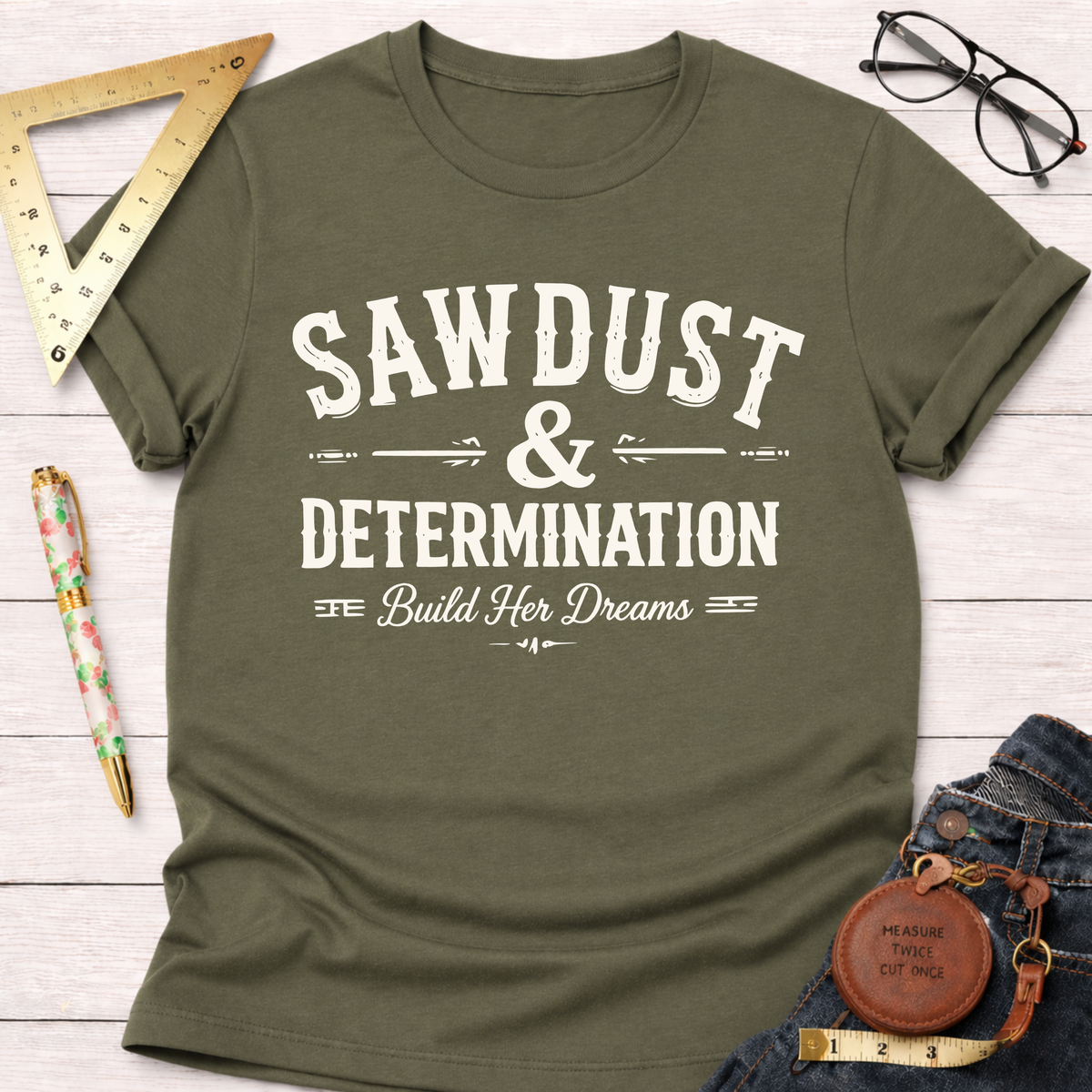 Sawdust And Determination T-Shirt