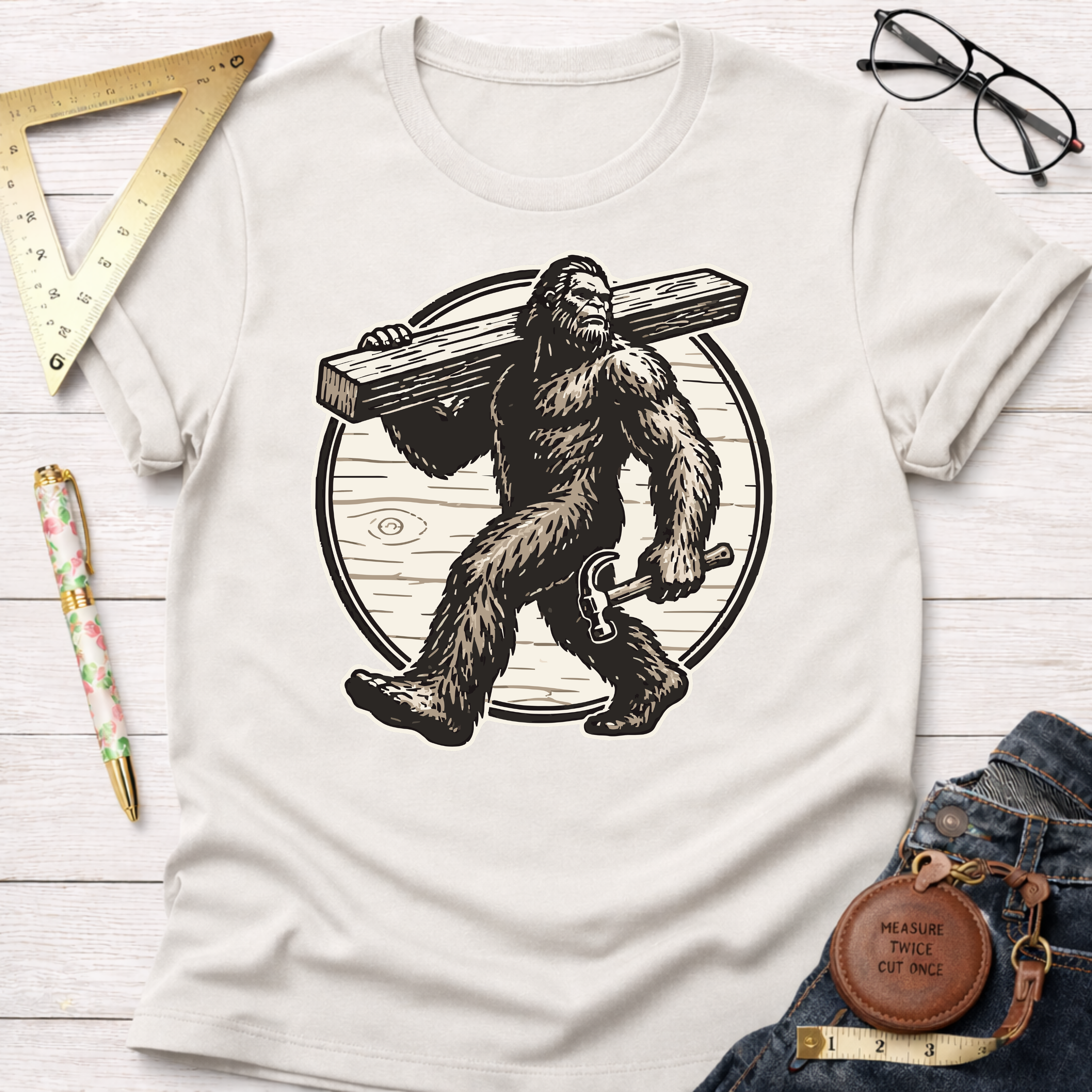 Woodworking Sasquatch T-Shirt