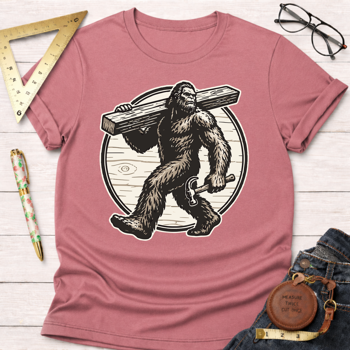 Woodworking Sasquatch T-Shirt