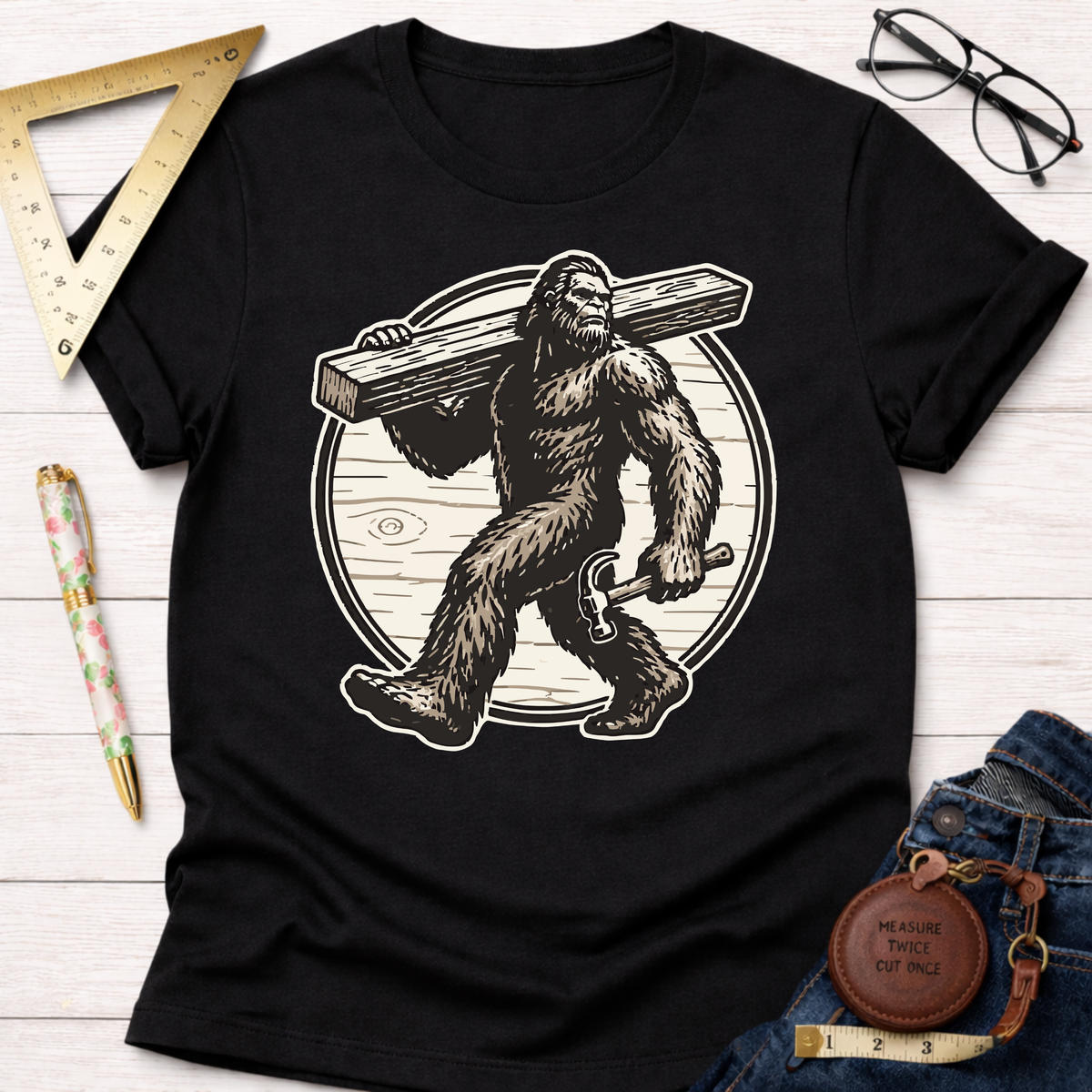 Woodworking Sasquatch T-Shirt