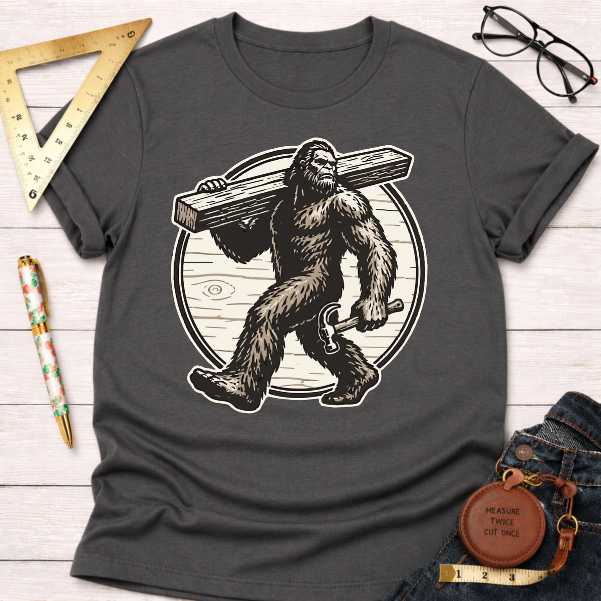 Woodworking Sasquatch T-Shirt