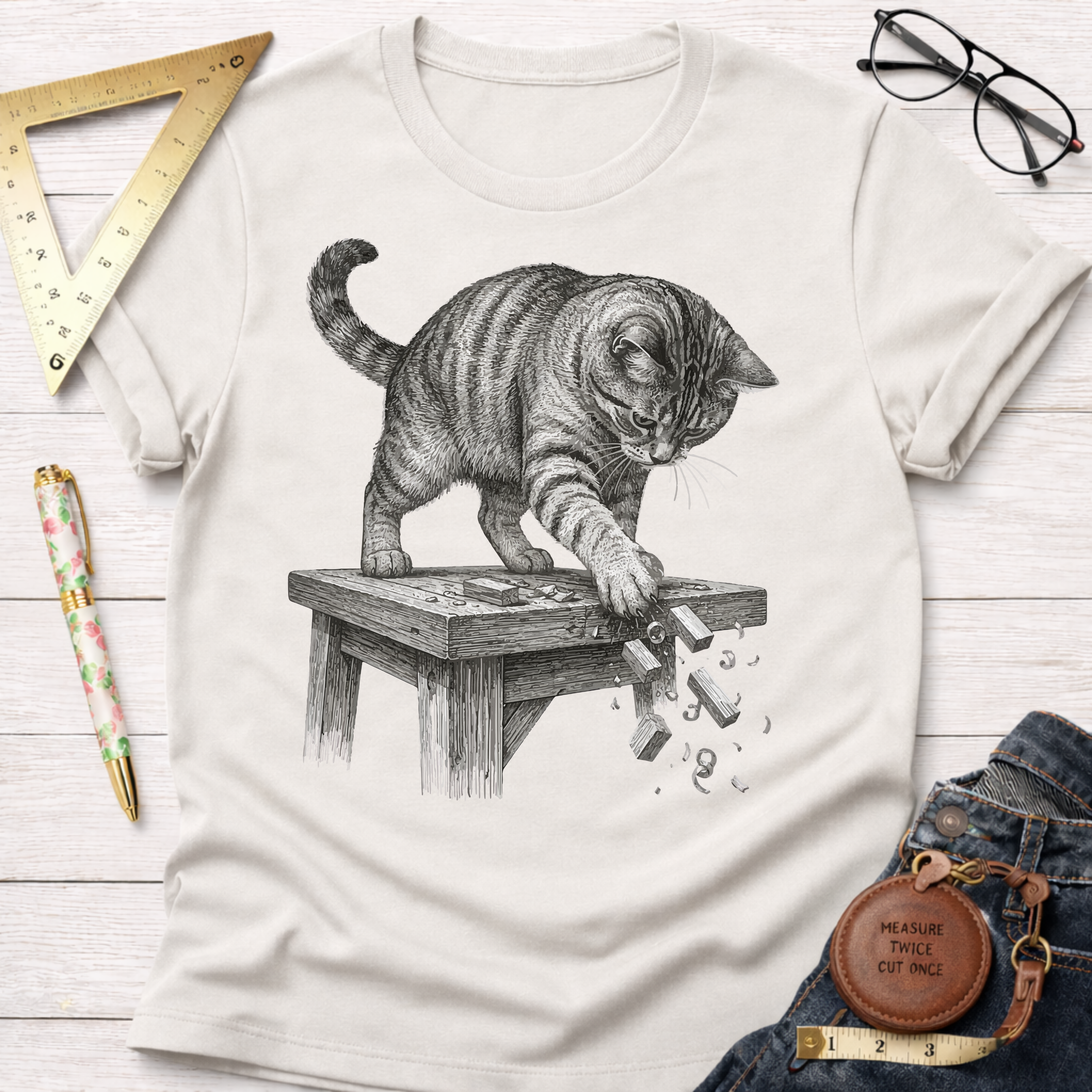 Workshop Cat T-Shirt