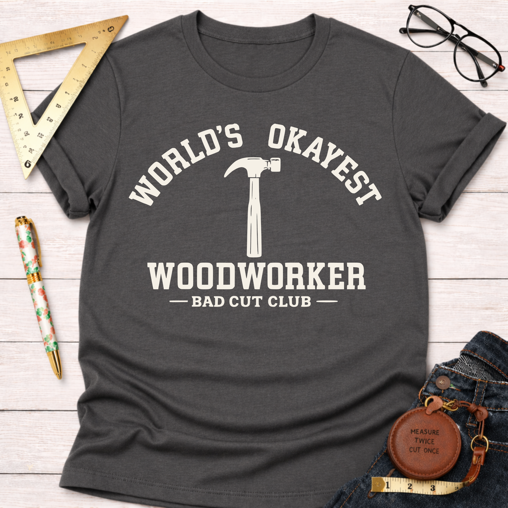 Worlds Okayest Woodworker T-Shirt